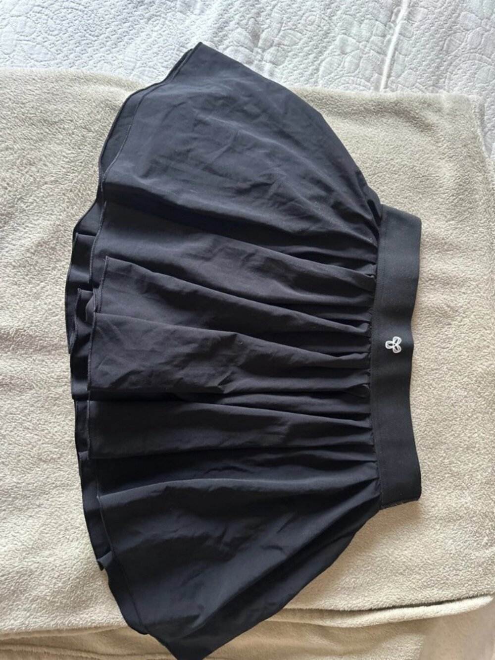 Black Pleated Tennis Skirt Size M